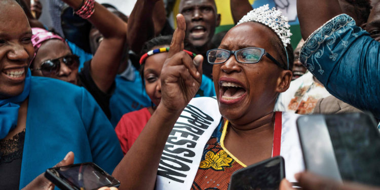 Human rights activist Stella Nyanzi contested for the Kampala Woman MP seat under the Forum for Democratic Change (FDC) party in the 2021 General elections. CREDIT: Web image